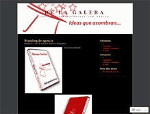 Tablet Screenshot of delagalera.wordpress.com