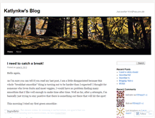 Tablet Screenshot of katlynkw.wordpress.com