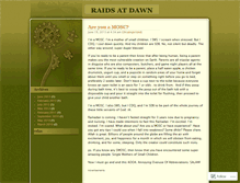 Tablet Screenshot of dawnraids.wordpress.com
