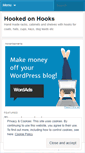 Mobile Screenshot of hookedonhooks.wordpress.com