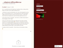 Tablet Screenshot of bewilderme.wordpress.com