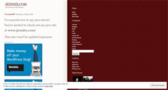 Desktop Screenshot of jennhx.wordpress.com