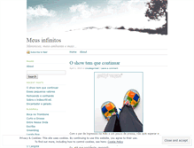 Tablet Screenshot of meusinfinitos.wordpress.com