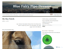 Tablet Screenshot of bluefairypipedreams.wordpress.com