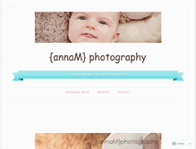 Tablet Screenshot of annamphotography.wordpress.com
