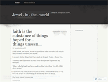 Tablet Screenshot of jewelintheworld.wordpress.com
