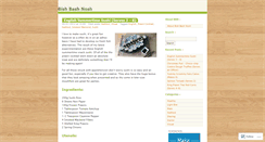 Desktop Screenshot of bishbashnosh.wordpress.com