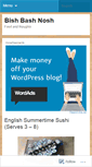 Mobile Screenshot of bishbashnosh.wordpress.com