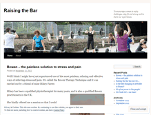 Tablet Screenshot of ladiesraisingthebar.wordpress.com