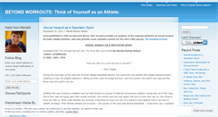 Desktop Screenshot of beyondworkouts.wordpress.com