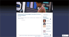 Desktop Screenshot of africantech.wordpress.com