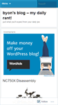 Mobile Screenshot of byon.wordpress.com