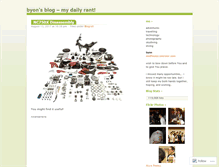 Tablet Screenshot of byon.wordpress.com