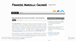 Desktop Screenshot of marcillasalvado.wordpress.com