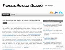Tablet Screenshot of marcillasalvado.wordpress.com