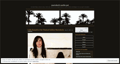 Desktop Screenshot of marrakechxanthe.wordpress.com