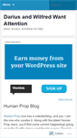 Mobile Screenshot of dariusandwilfred.wordpress.com