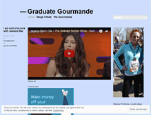 Tablet Screenshot of graduategourmande.wordpress.com