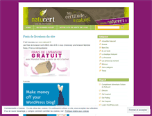 Tablet Screenshot of natucert.wordpress.com