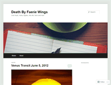 Tablet Screenshot of deathbyfaeriewings.wordpress.com