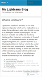 Mobile Screenshot of lipidsana.wordpress.com