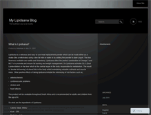 Tablet Screenshot of lipidsana.wordpress.com