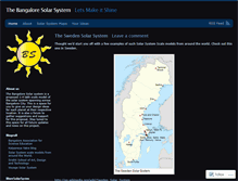 Tablet Screenshot of bangaloresolarsystem.wordpress.com