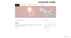 Desktop Screenshot of curiouslycrafty.wordpress.com