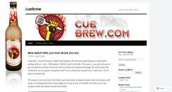 Desktop Screenshot of cuebrew.wordpress.com