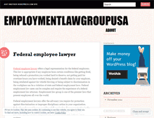 Tablet Screenshot of employmentlawgroupusa.wordpress.com