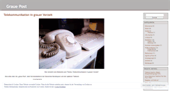 Desktop Screenshot of grauepost.wordpress.com