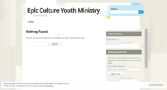 Desktop Screenshot of epicculture.wordpress.com