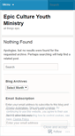 Mobile Screenshot of epicculture.wordpress.com