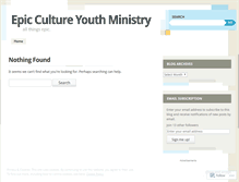 Tablet Screenshot of epicculture.wordpress.com