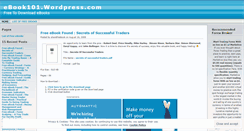 Desktop Screenshot of ebook101.wordpress.com