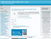Tablet Screenshot of ebook101.wordpress.com