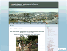 Tablet Screenshot of ghanaverband.wordpress.com