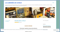Desktop Screenshot of lalibreriadechelo.wordpress.com