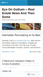 Mobile Screenshot of eyeongotham.wordpress.com