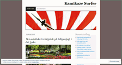 Desktop Screenshot of kamikazesurfer.wordpress.com