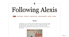Desktop Screenshot of alexisdelsol.wordpress.com