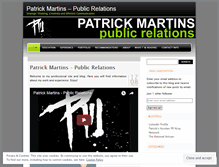 Tablet Screenshot of patrickpr.wordpress.com