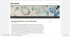 Desktop Screenshot of glassfoodcontainer.wordpress.com
