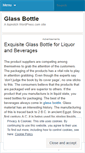 Mobile Screenshot of glassfoodcontainer.wordpress.com