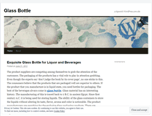 Tablet Screenshot of glassfoodcontainer.wordpress.com