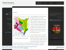 Tablet Screenshot of planetkenyana.wordpress.com