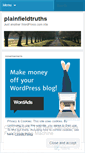 Mobile Screenshot of plainfieldtruths.wordpress.com