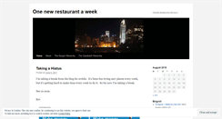 Desktop Screenshot of omahafoodblog.wordpress.com