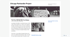 Desktop Screenshot of chicagopanhandler.wordpress.com