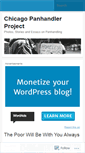 Mobile Screenshot of chicagopanhandler.wordpress.com